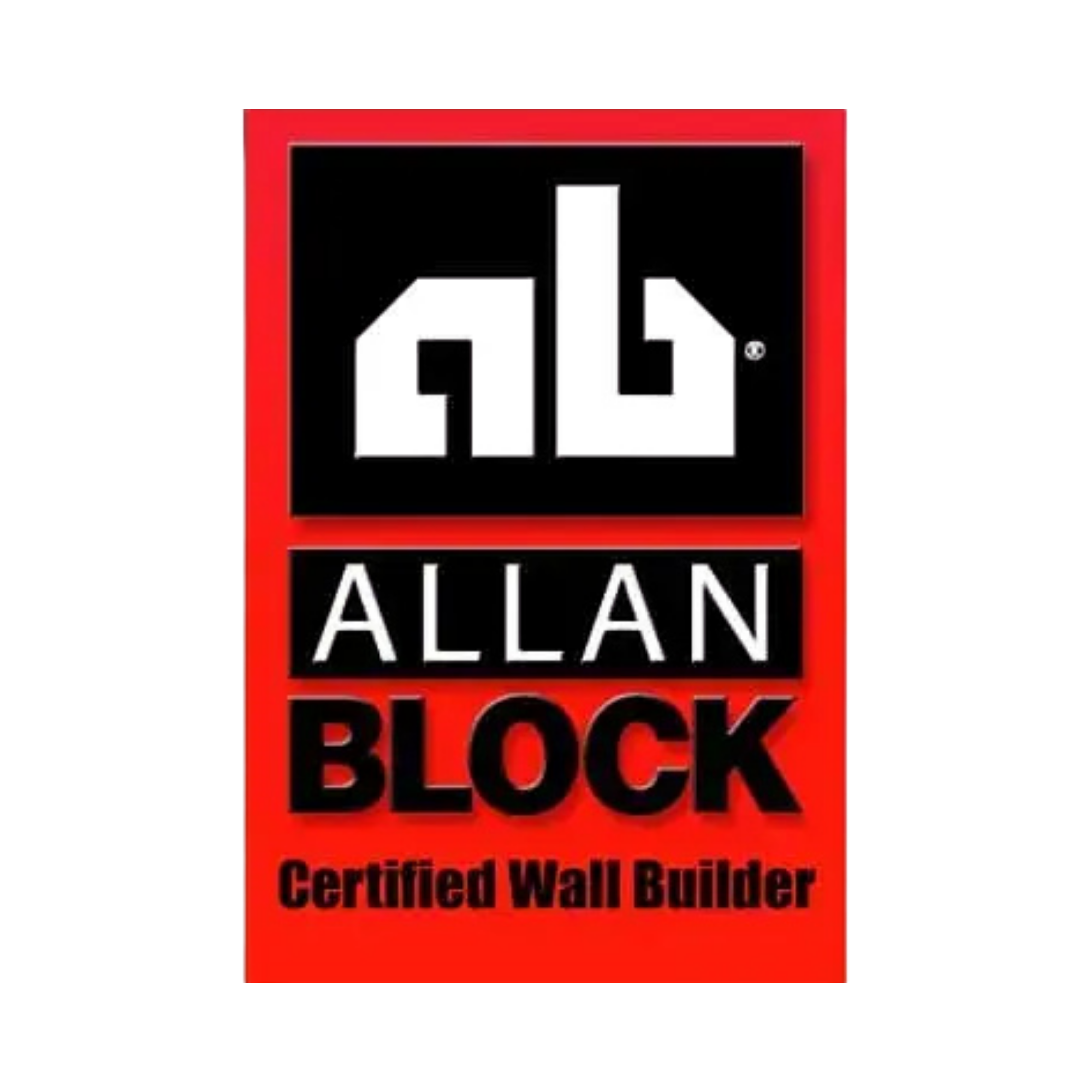 Allan Block Certified Wall Builder logo